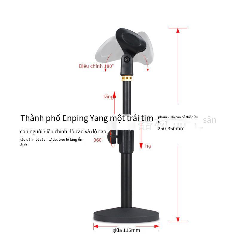 Giá thấp nhất bài phát biểu hội nghị trực tiếp đĩa kim loại micro để bàn có thể nâng lên chân đế tụ điện micro đứng NB-268