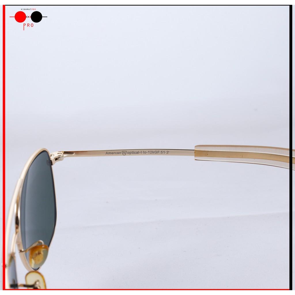 Kính cơn chữ nhỏ AO tròng thủy tinh 12KGF.51- 2 cao cấp