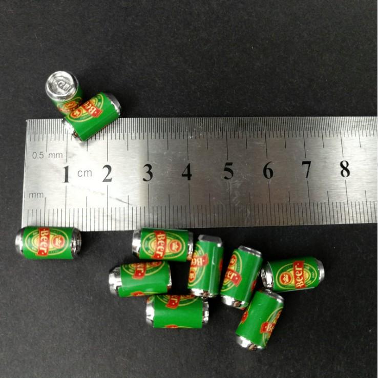 Chuyên Charm * Charm hình lon beer xanh cho các bạn trang trí nhà búp bê, tiểu cảnh, móc khóa, DIY