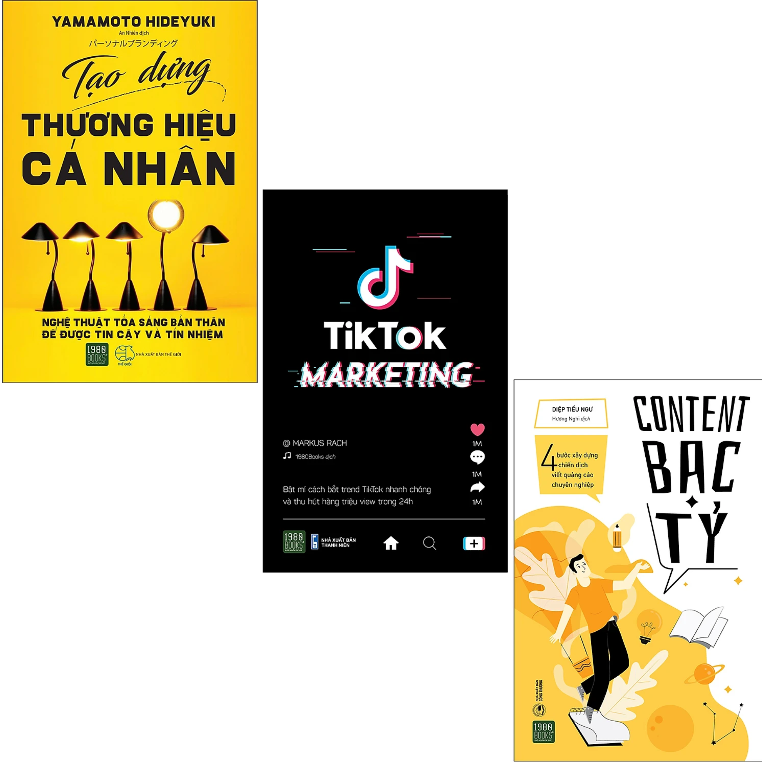 Combo 3Q: Tiktok Marketing + Content Bạc Tỷ + Tạo Dựng Thương Hiệu Cá Nhân