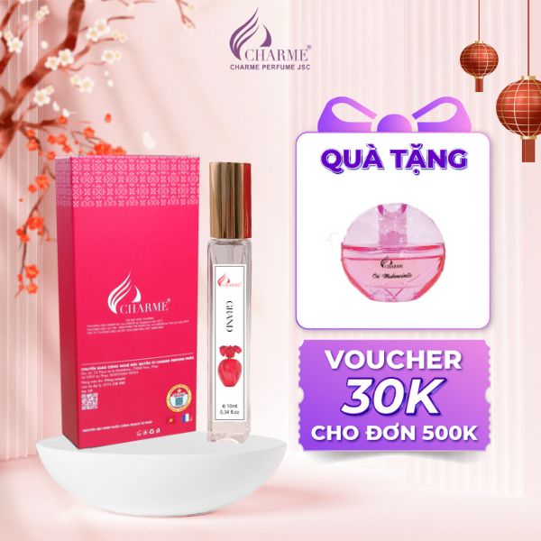 Nước Hoa Nữ Cao Cấp Charme Grand Hương Hoa Cỏ Phong Cách Nữ Tính Tinh Tế Lưu Hương Khó Phai Chai Test Mini 10ml