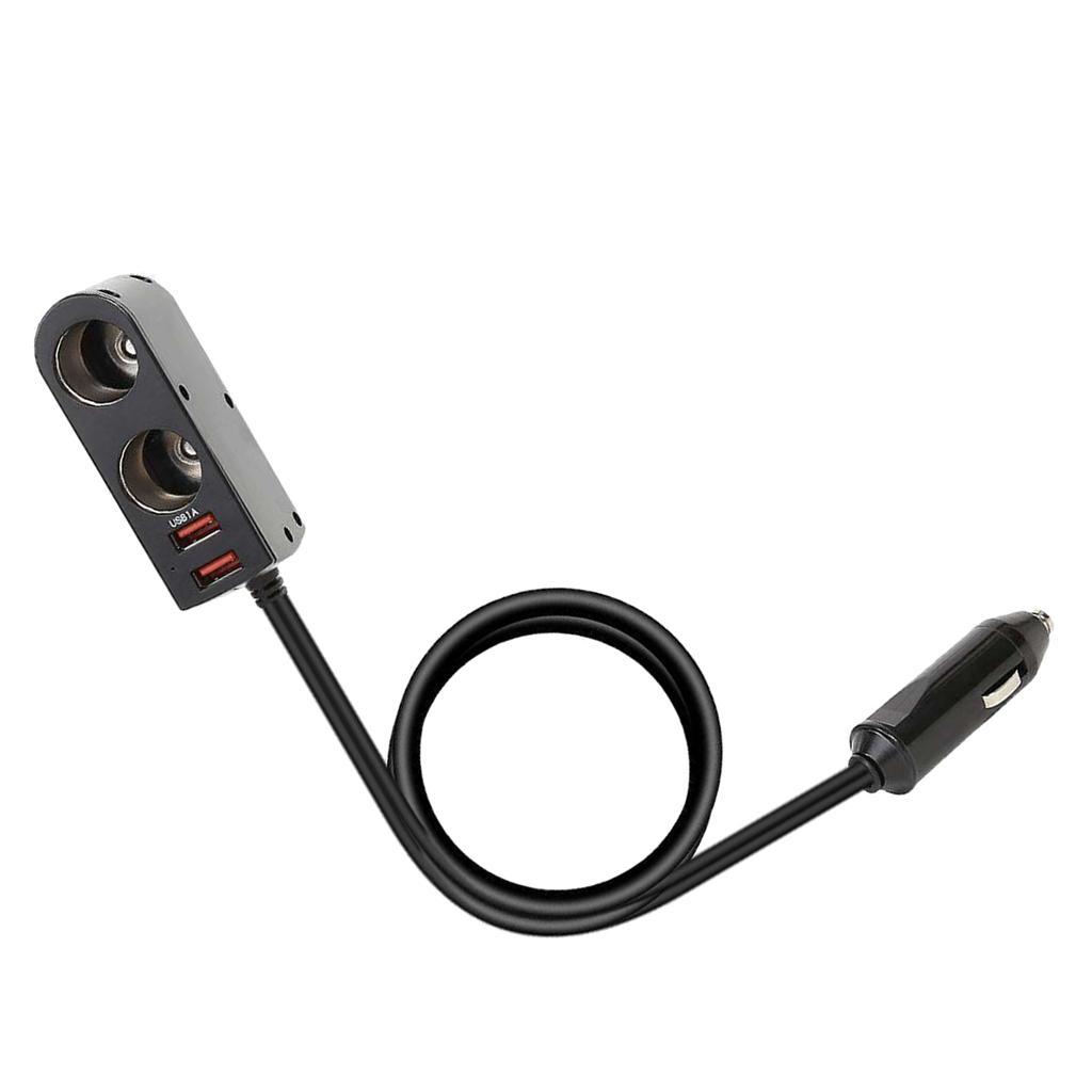 Car Charger 12V Quick Charge Dual USB Port Lighter Adapter