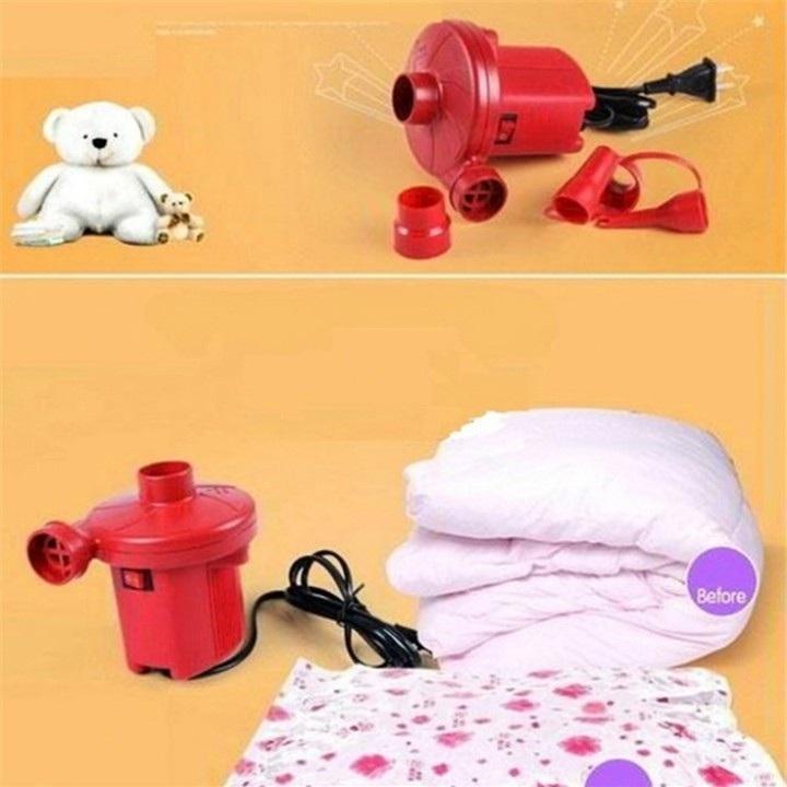 Bơm Điện 2 Chiều Siêu Mạnh, Bơm Ghế Hơi, Nệm Hơi, Bơm Bóng Hút Chân Không Chăn Màn Siêu Tiện Lợi - Hàng Loại 1