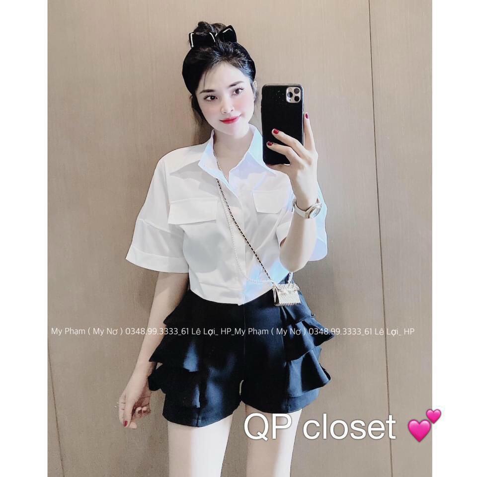Set Bộ Sơ mi nữ kèm quần cá tính