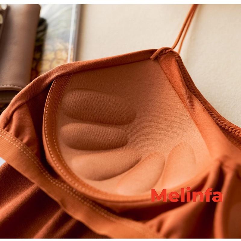 Áo hai dây nữ gợi cảm có đệm ngực nâng đỡ chất vải Modal tự nhiên co giãn tốt thoáng mát nhiều màu mã VAA0276