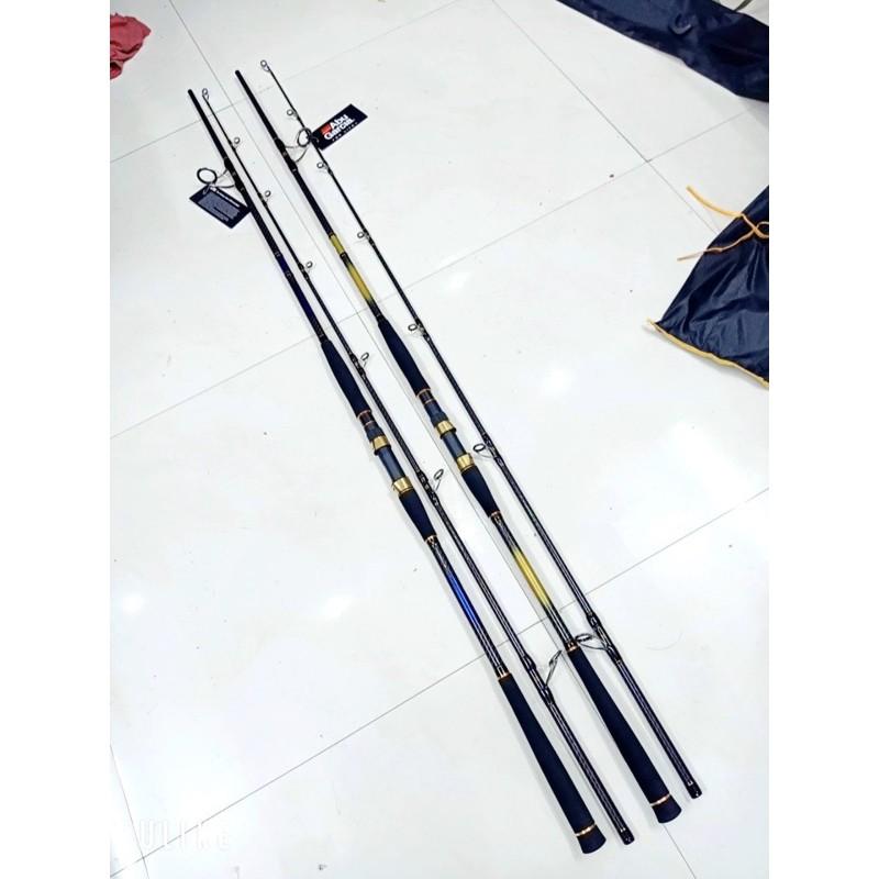 Cần câu 2 khúc rỗng dài 3m15 siêu khoẻ abu tải cá 20kg