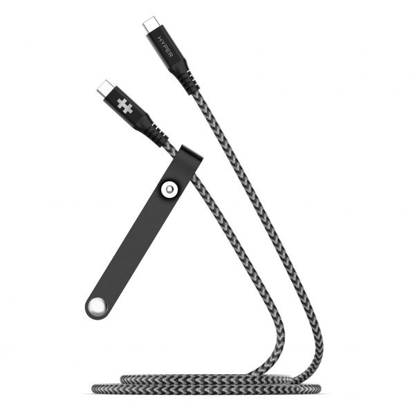 Cáp C To Lightn ing 18W Hyperdrive Touch 2M MFI Iph one/ Ipad- hàng chính hãng