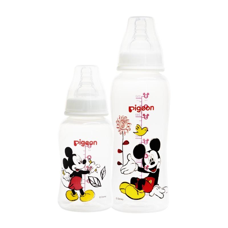 Bình Sữa PP Streamline Pigeon Hình Chuột Mickey 150ml/250ml