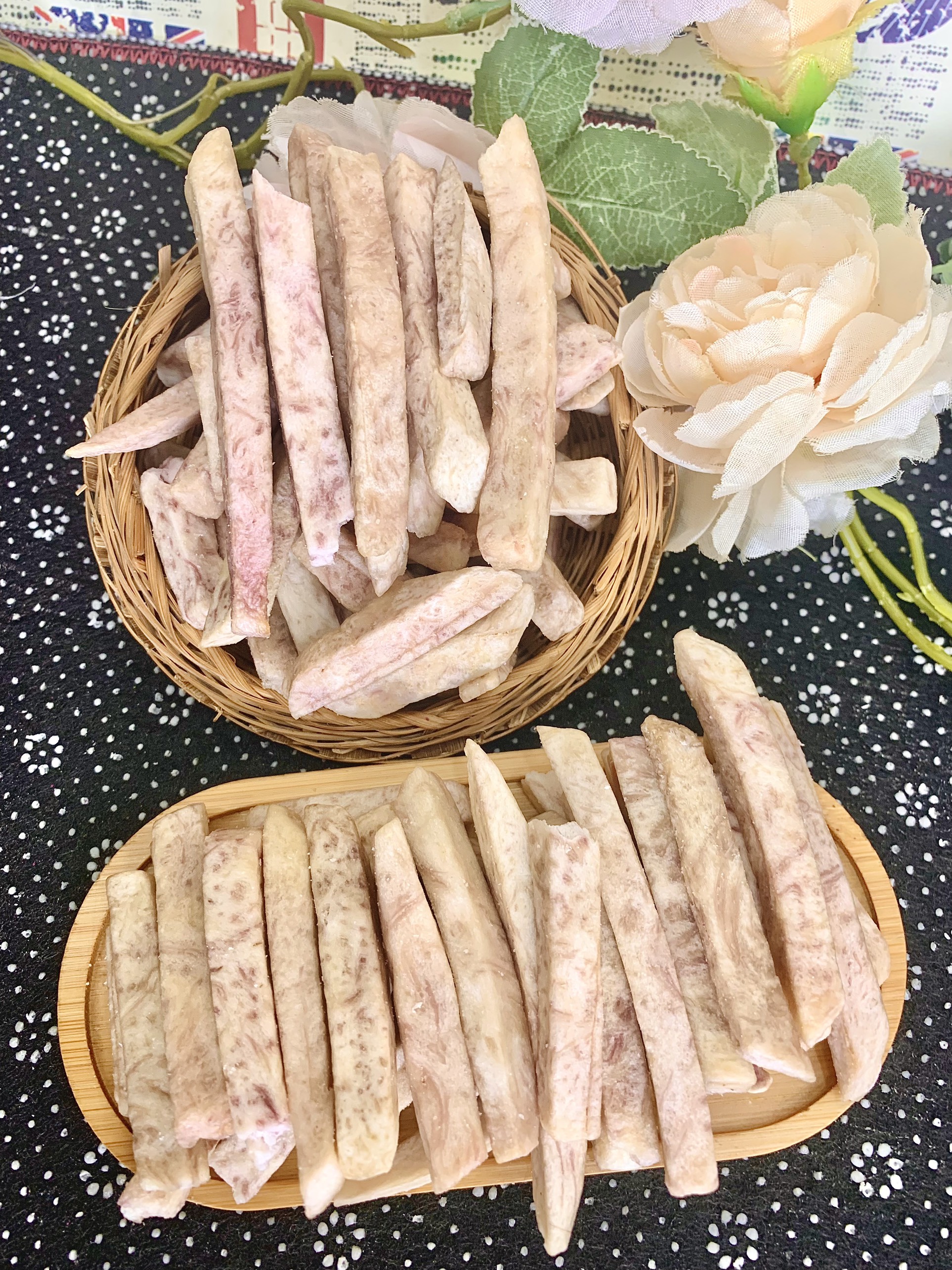 Khoai Môn Sấy Giòn Không Đường Hàng Xuất Khẩu VietTin Mart