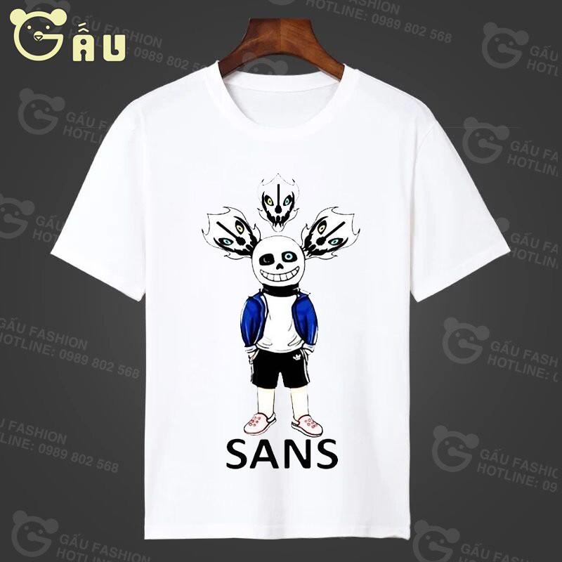 TOÀN MẪU MỚI Áo thun Undertale bé Sans cực ngầu đủ size coton xịn