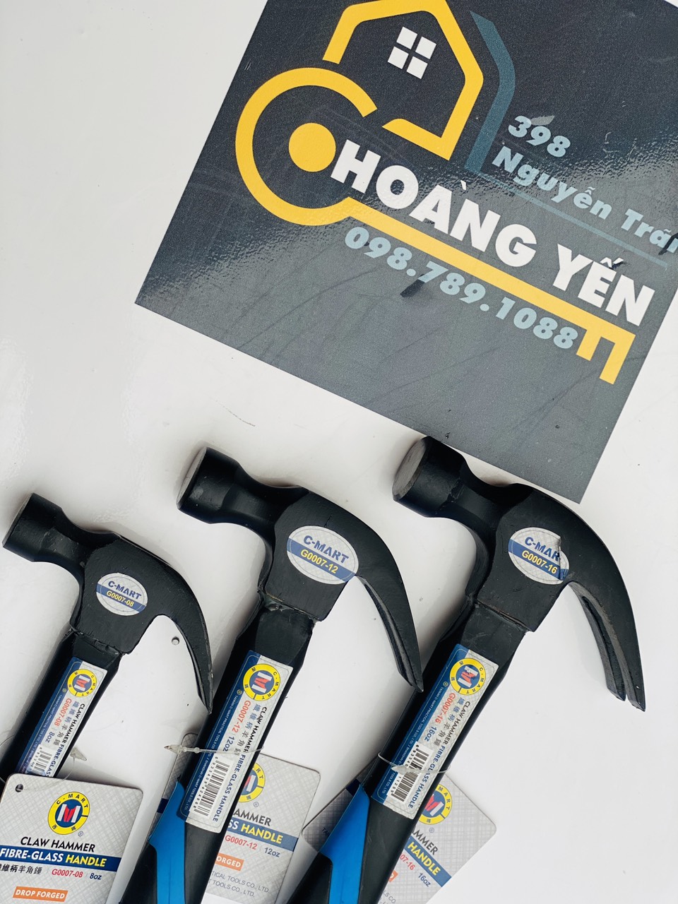 Búa nhổ đinh cán thép C-Mart G0007-12