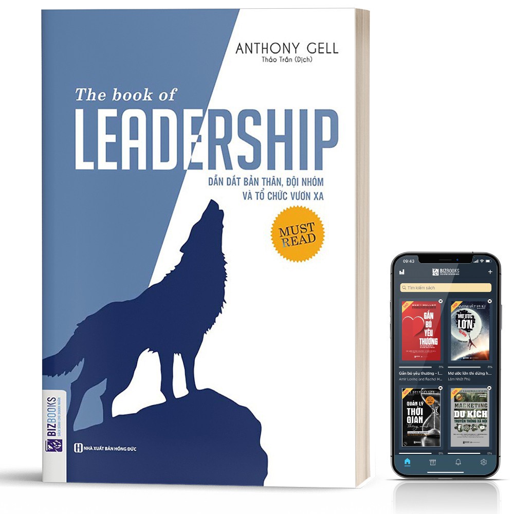 Sách Dẫn dắt bản thân, đội nhóm và tổ chức vươn xa - The book of leadership - MC