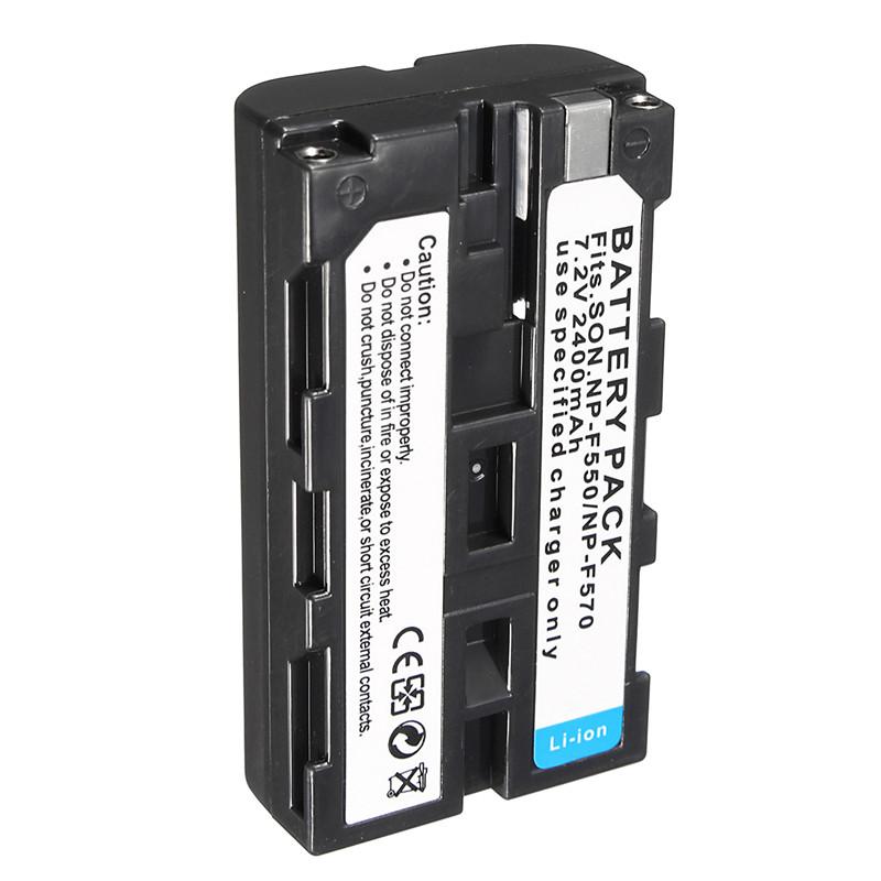 ROGTZ Pin NP-F550,NP-570 7.2V 2400mAh cho Máy Quay Phim Sony - Hàng Nhập Khẩu