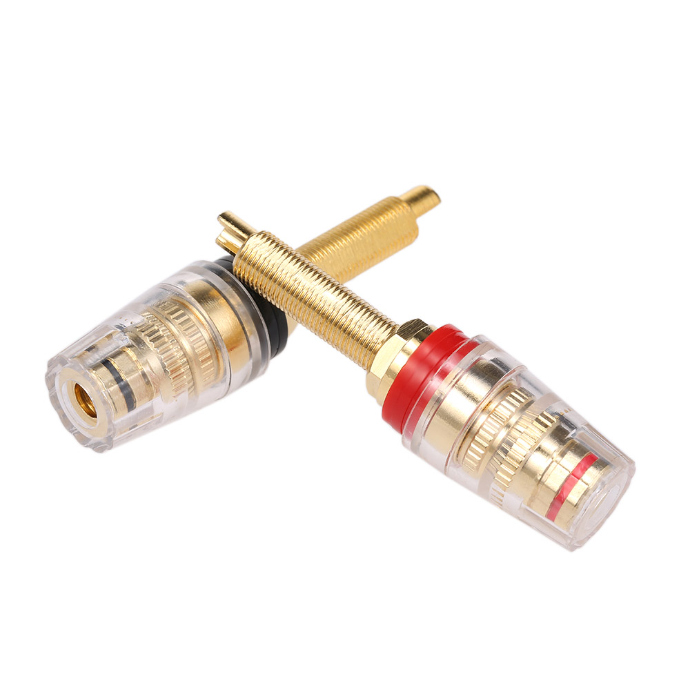 1 Cặp Thiết Bị Đầu Cuối HiFi 24 Mạ Vàng Với Ổ Cắm Chuối