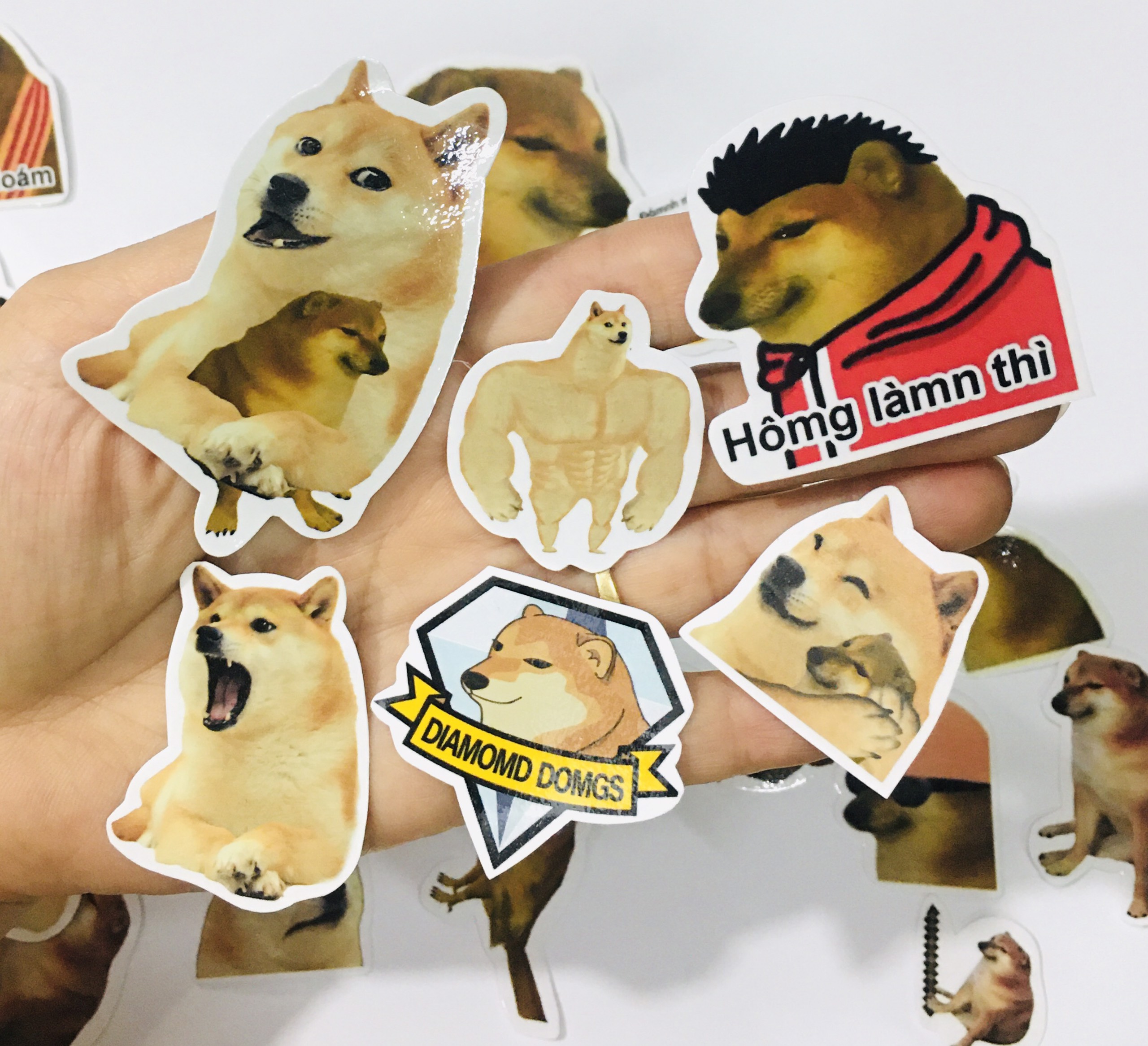 sticker set 60 ảnh Cheems ( mẫu ngẫu nhiên )