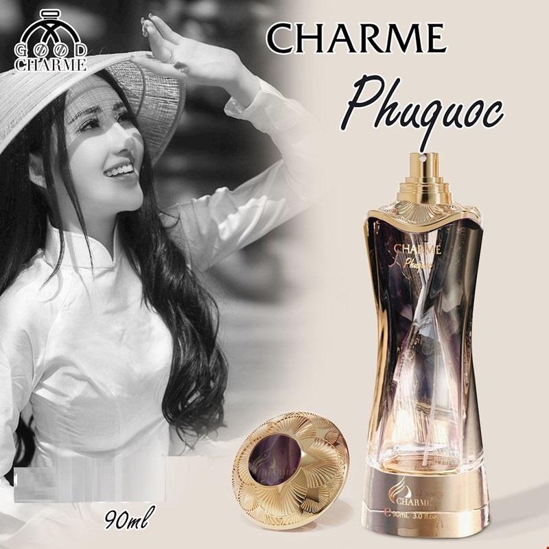 Nước hoa nữ cao cấp Charme Phuquoc 90ml hương thơm đầy mê hoặc và quyến rũ dành cho các bạn gái