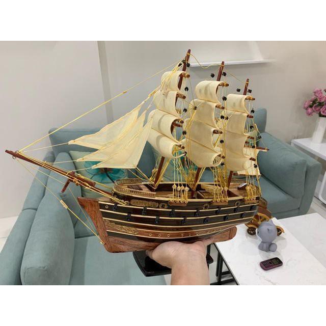Thuyền Buồm gỗ còng dài 56CM