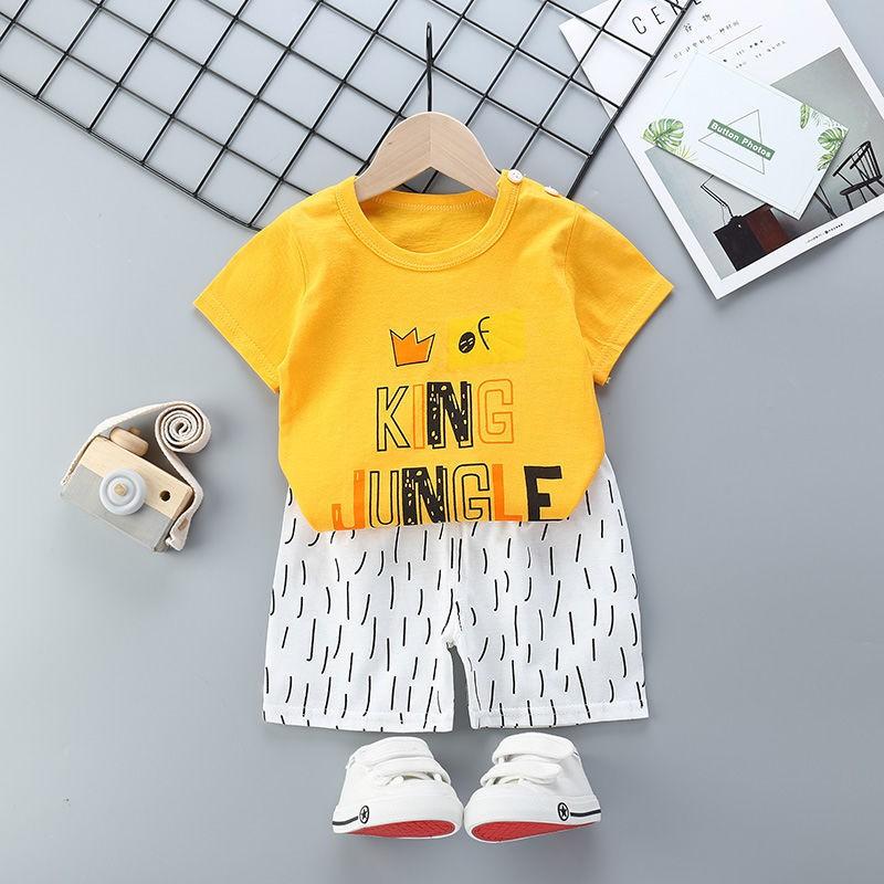 Đồ bộ bé trai, bé gái 0-20 tháng hình anime chất cotton Calcybaby020