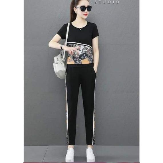 SÉT BỘ THỂ THAO PHỐI HỌA TIẾT