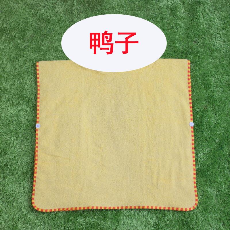 Khuyến mại Amazon Bông nguyên chất Đồng bằng màu trẻ em Áo choàng tắm cho bé Hoạt hình hình thú Mũi khăn tắm Khăn đi biển có thể đeo được