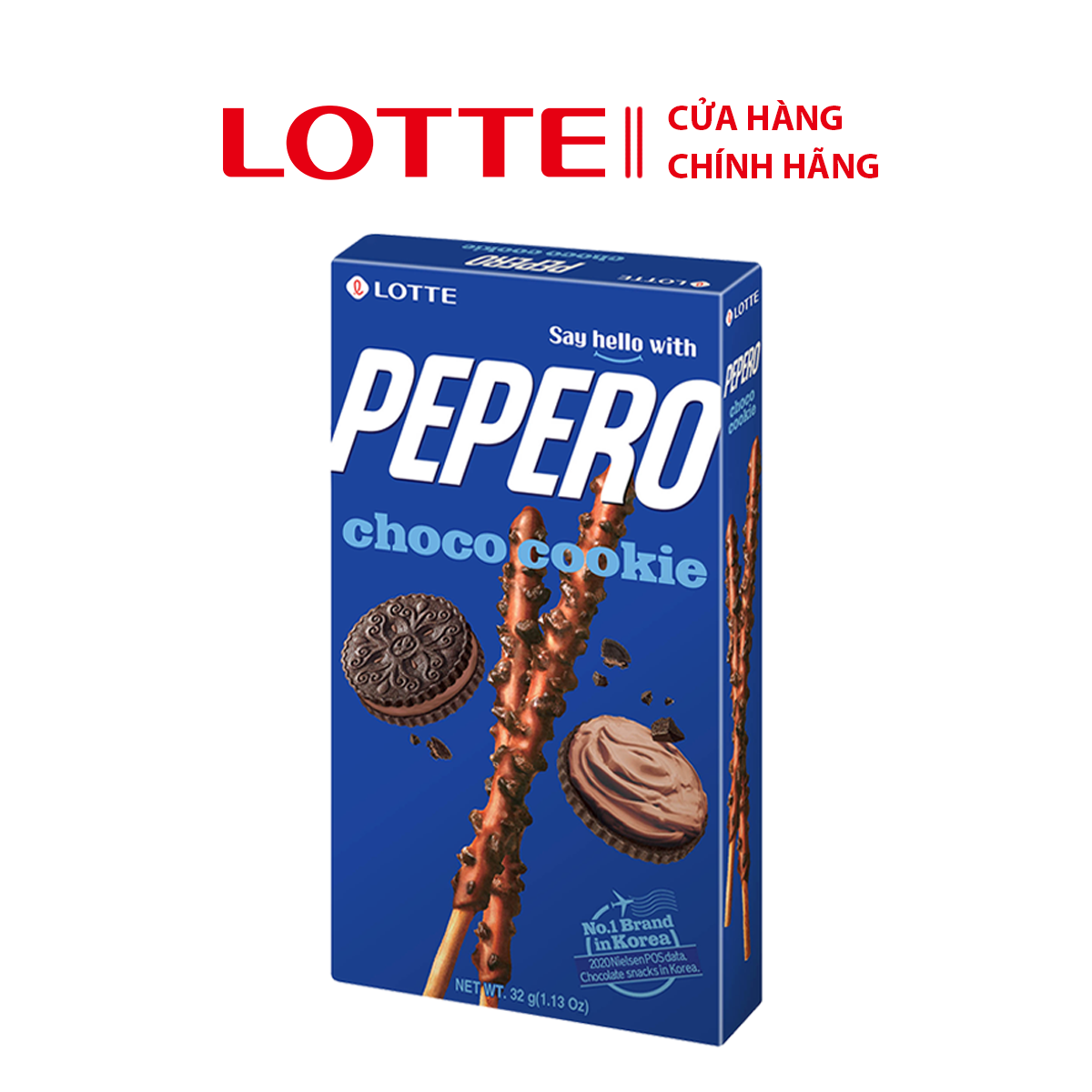 [SỈ/LẺ] Bánh que Lotte Pepero vị Choco Cookie