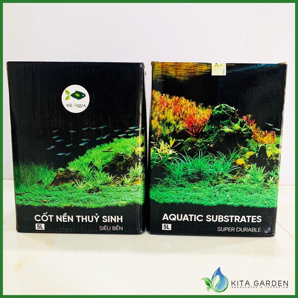 Cốt Nền Thuỷ Sinh Vũ Aqua Hộp 5L | Giúp bổ sung dinh dưỡng cho cây màu thêm căng