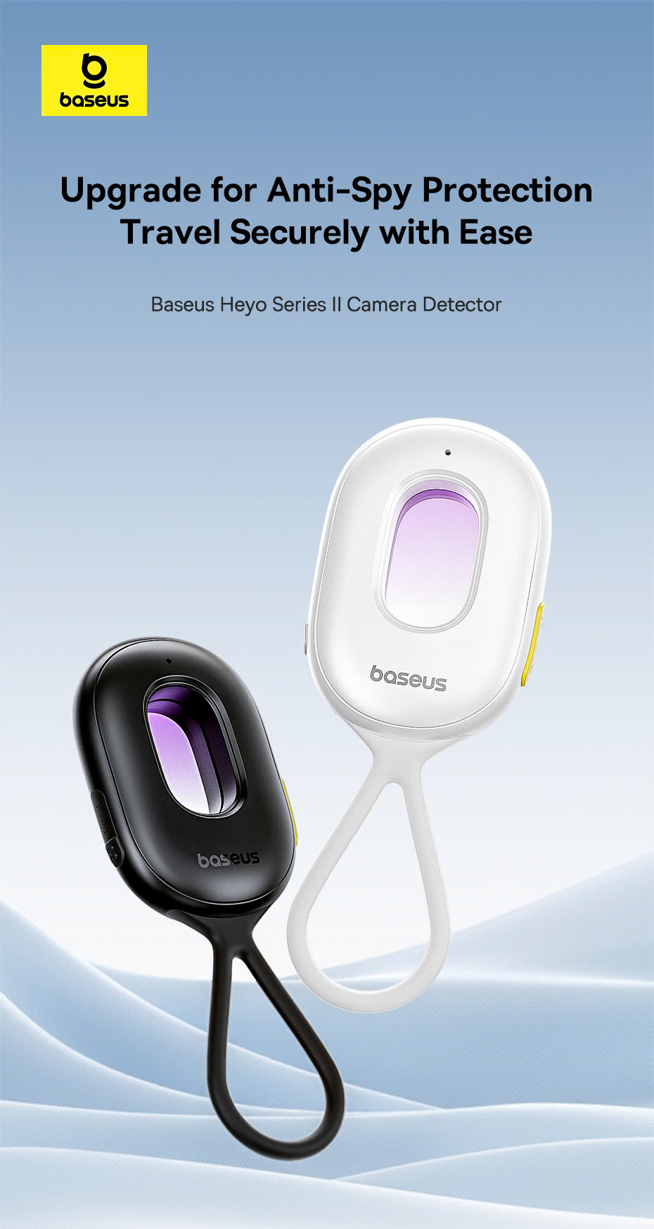 Máy Dò Hồng Ngoại Phát Hiện Camera Baseus Heyo Series II Camera Detector Hàng Chính Hãng