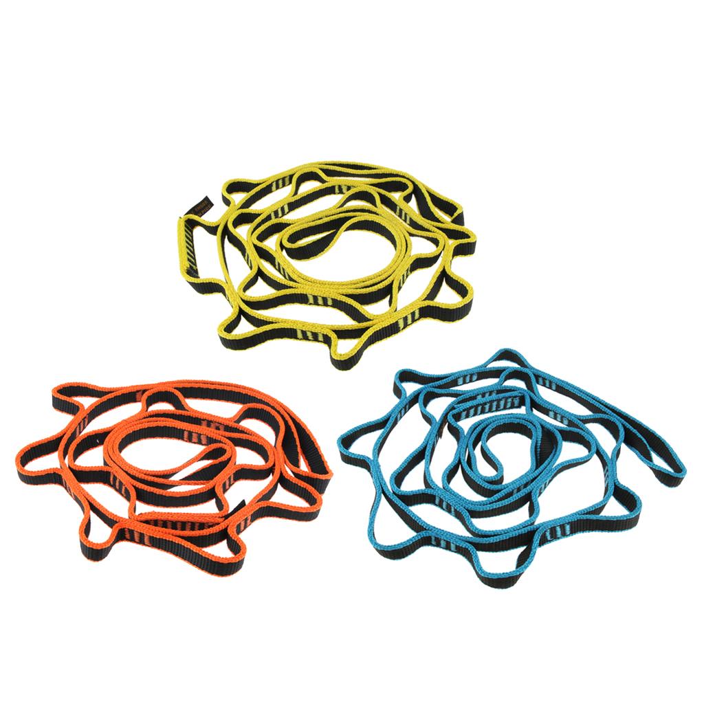 22KN Safety Rock Climbing Yoga Swing Hammock Nylon Daisy Chain