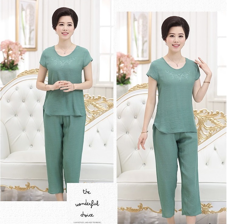 Đồ Bộ Nữ Mặc Nhà Cho Người Trung Niên, Người Lớn Tuổi NG22K
