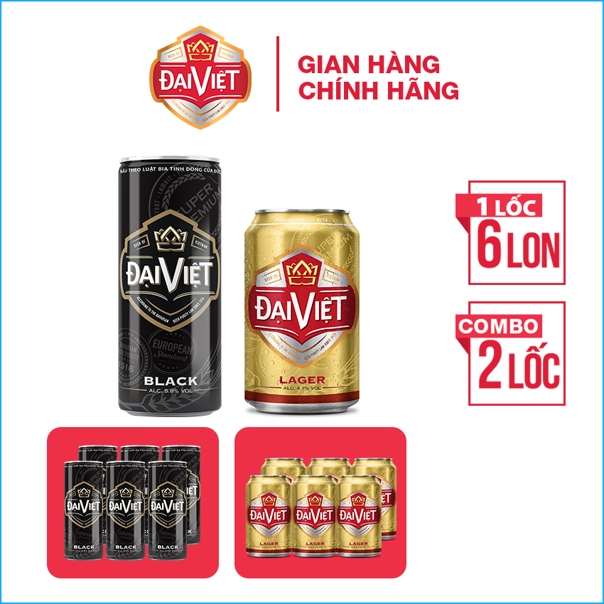 Bia Đại Việt Black, Lager, Bia đen sản xuất theo luật bia tinh dòng của Bia Đức, không hóa chất, Bia việt dành cho người có gu