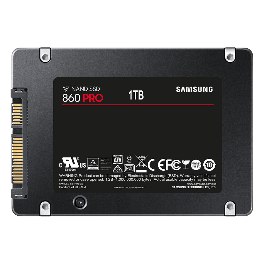 Ổ Cứng SSD Samsung 860PRO 1TB Sata III 2.5inch - Hàng Chính Hãng