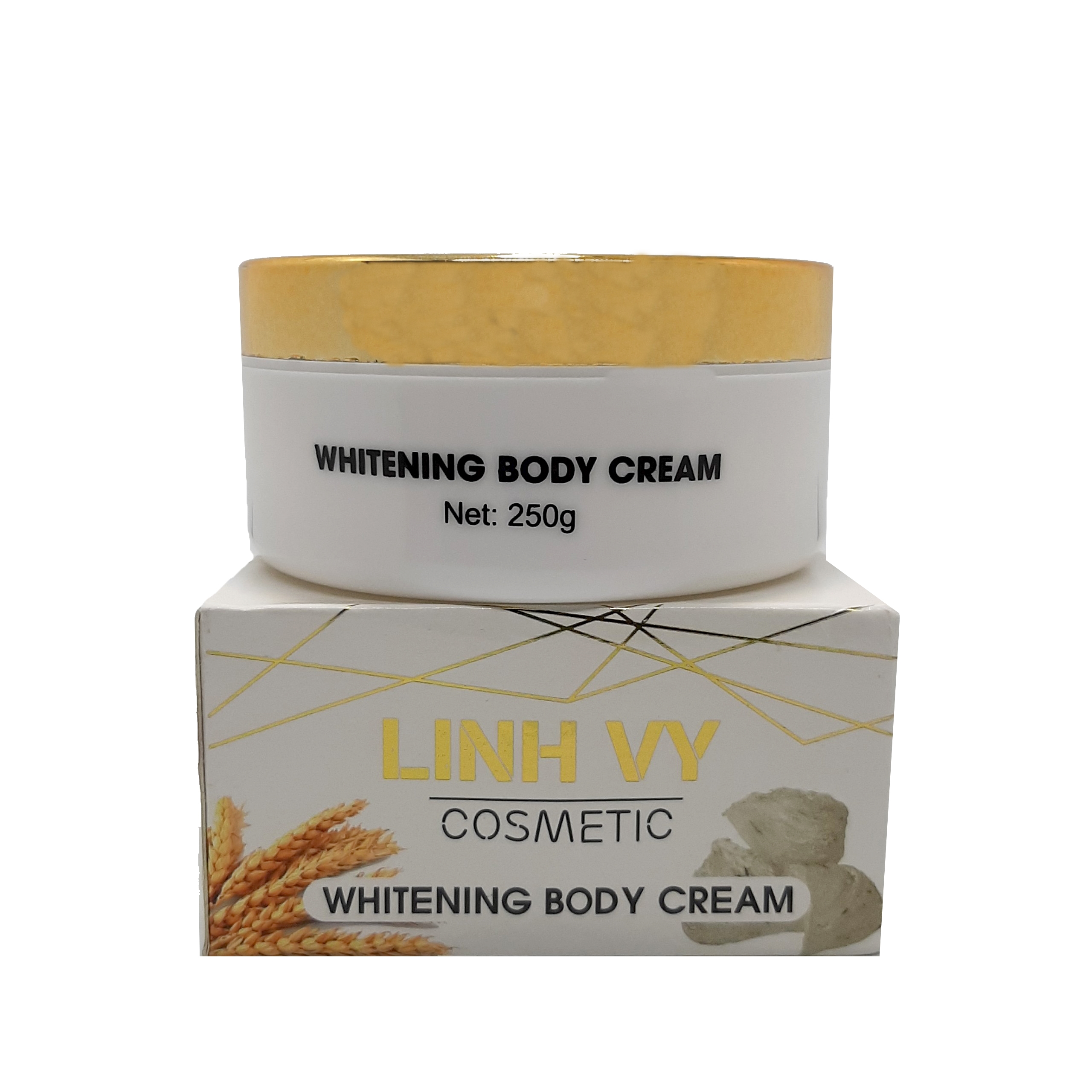 Kem dưỡng da toàn thân Linh Vy - whitening body cream (250g)