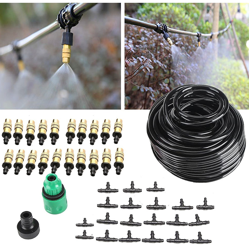 Bộ 20 đầu phun sương đồng tưới lan, cây cảnh kèm đầy đủ phụ kiện