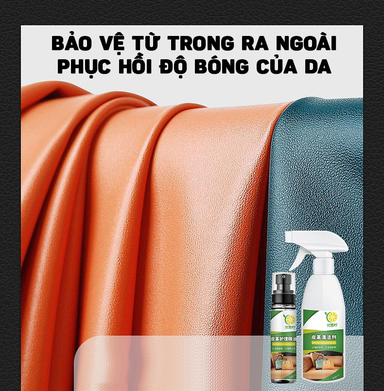 Dung Dịch Làm Sạch Vết Bẩn Đồ Da, Túi Sách, Giày Da, Ghế Sofa Da Cao Cấp 100ml