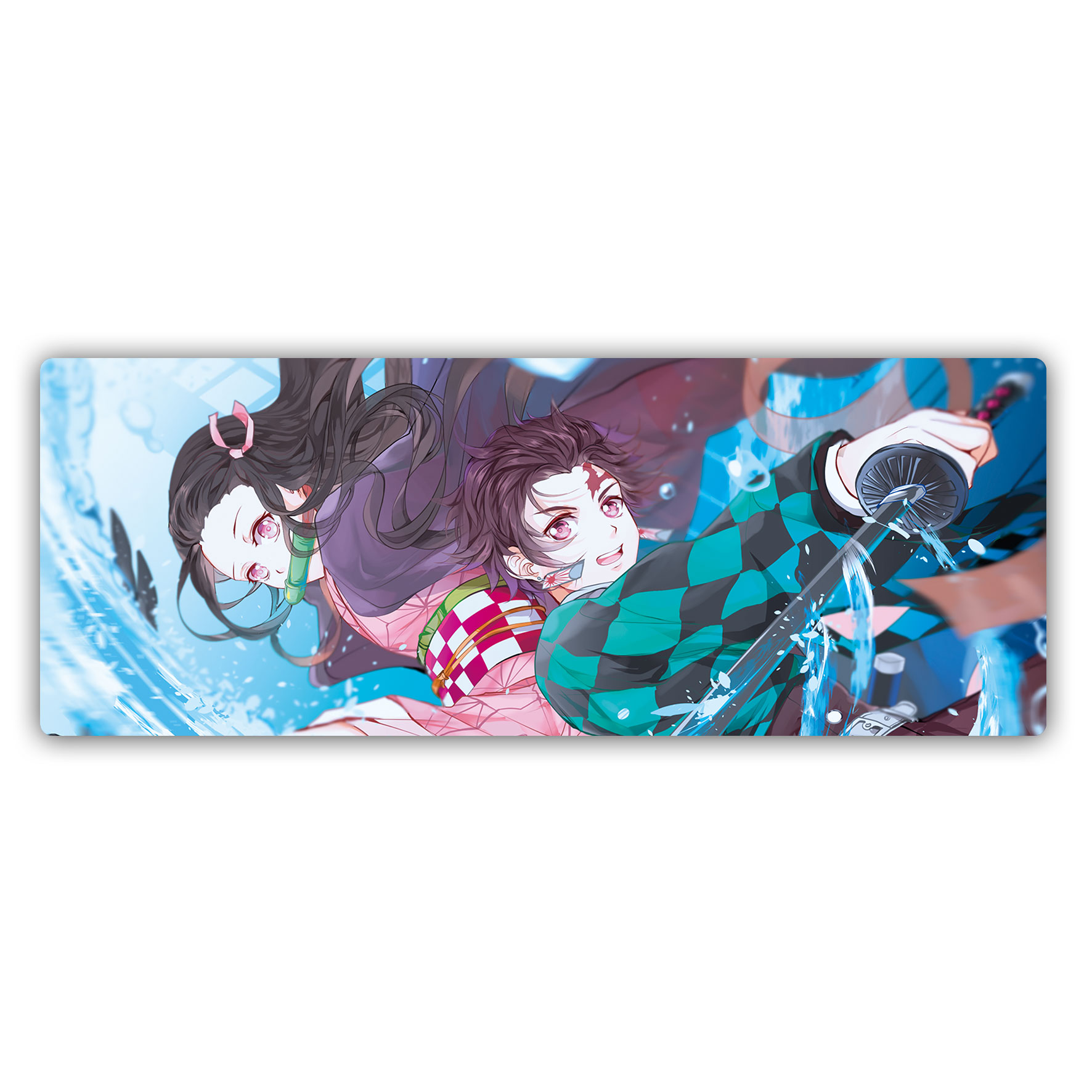 Miếng Lót Chuột, Bàn Di Chuột, mouse pad anime Kimetsu no Yaiba - Diệt Qủy Cứu Nhân cỡ lớn (80x30x0.3)