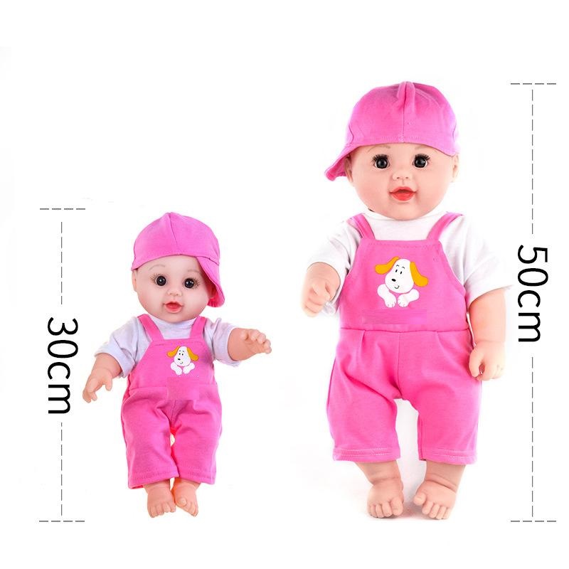 Búp Bê Tái Sinh Bé Trai Áo Thỏ Nhựa Mềm 50cm - Silicone Reborn Baby 20 icnh Doll