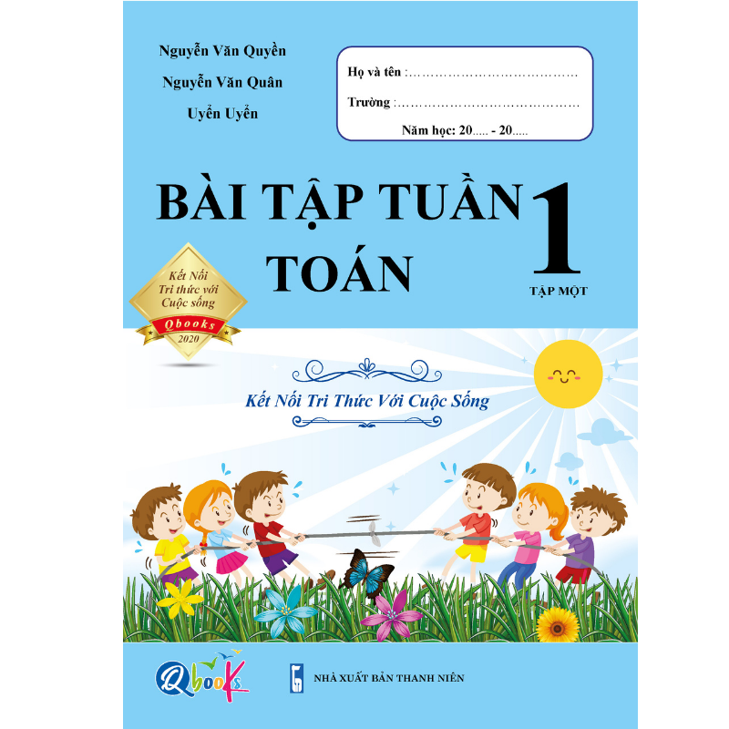 Trọn Bộ Bài Tập Tuần, Đề Kiểm Tra Toán và Tiếng Việt Lớp 1 - Kết Nối - Cả năm học (8 quyển)