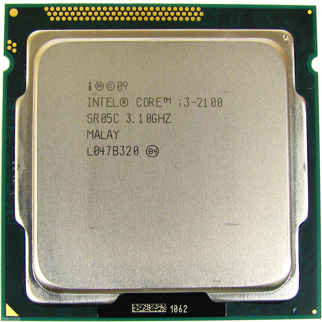 Bộ vi xử lý Intel CPU Core I3 2100 3.1GHz + Fan Zin  Hàng chính hãng