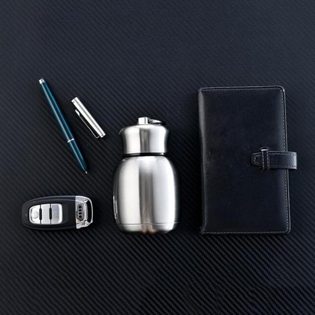 280ml Vacuum Water Bottle Stainless Steel Thermal Cup for Kids Silver