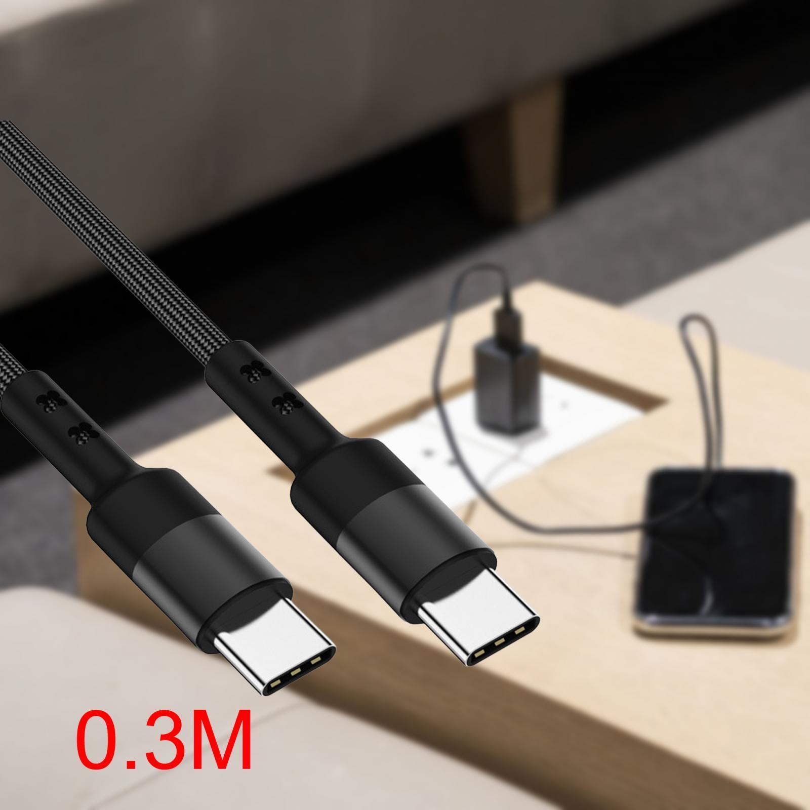 USB Line Cable 60W 3A Fast Charging Cable for Smartphones Fittings Accessories