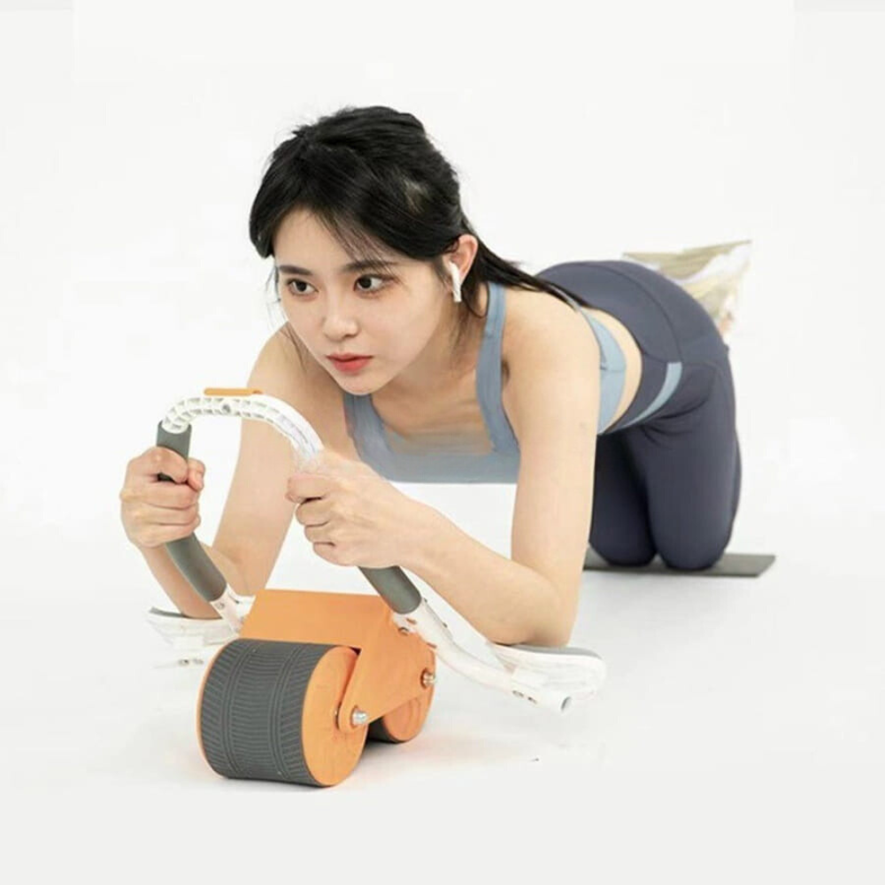 Con Lăn Trợ Lực Tập Bụng 2 Bánh Thế Hệ Mới, Dụng Cụ Plank Giảm Mỡ Bụng Tại Nhà Có Đồng Hồ, Thiết Kế Để Tay Tiện Dụng - HÀNG chính hãƞg MINIIN
