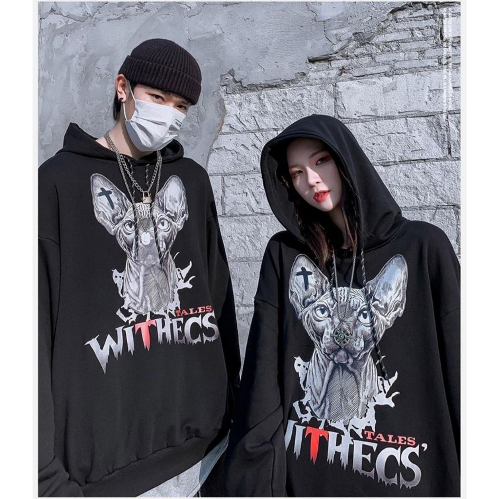 Áo khoác nỉ Hoodie KN16 in hình phù thuỷ Withecs