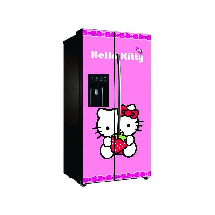 Decal trang trí tủ lạnh mẫu hello kitty 3