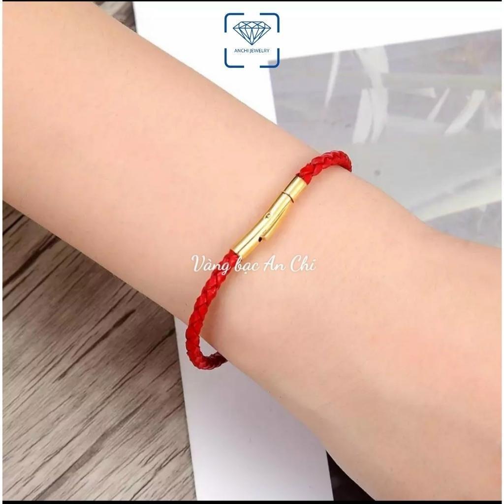 Vòng tay dây cáp/ cước/ thép khóa bấm xỏ/ đeo/ mix charm, lu thống, đồng điếu, cỏ 4 lá phong thủy, Anchi jewelry