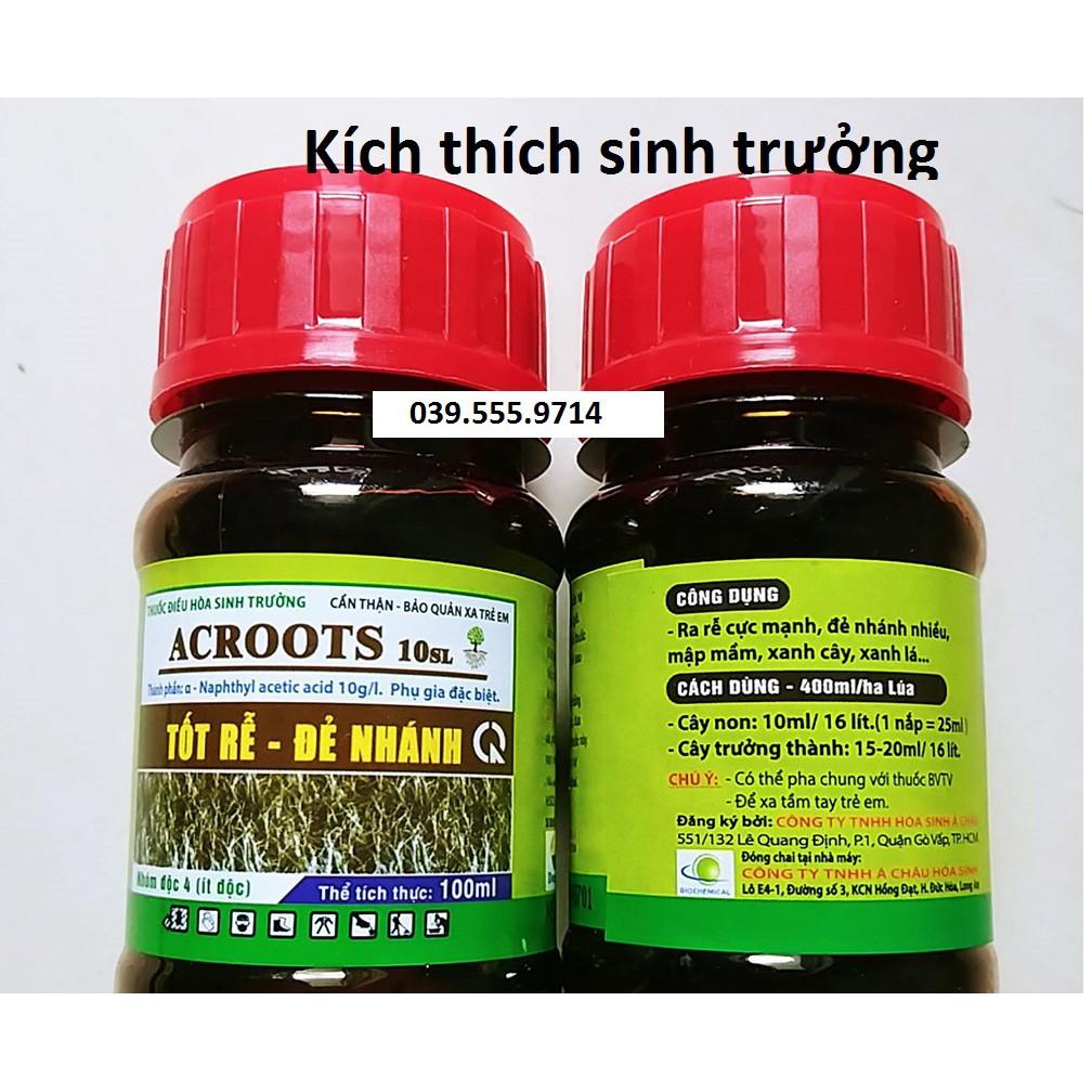 Phân bón siêu kích rễ ACROOTS 10SL tốt rễ đẻ nhánh - chai 100ml
