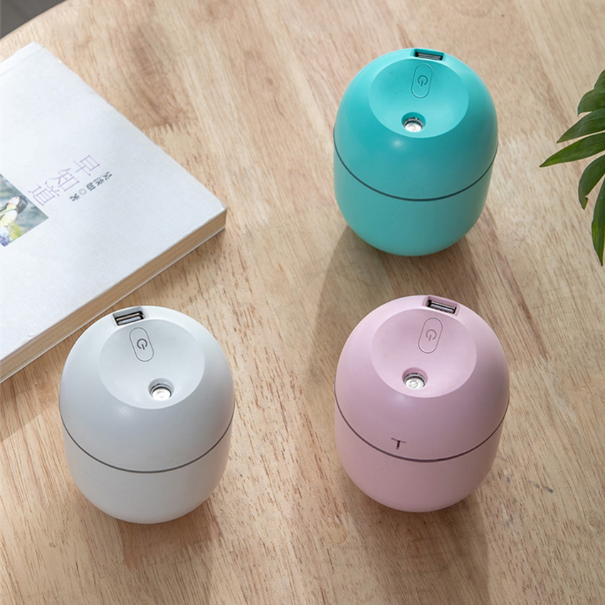 Máy Phun Sương Mini Có Đèn Led Đổi Màu- YOGA QG, Cổng USB, Dung Tích 250ml, Giúp Tạo Độ Ẩm, Làm Sạch Không Khí; Thiết Kế Nhỏ Nhắn, Đẹp Mắt, Tiện Dụng - Hàng chính hãng