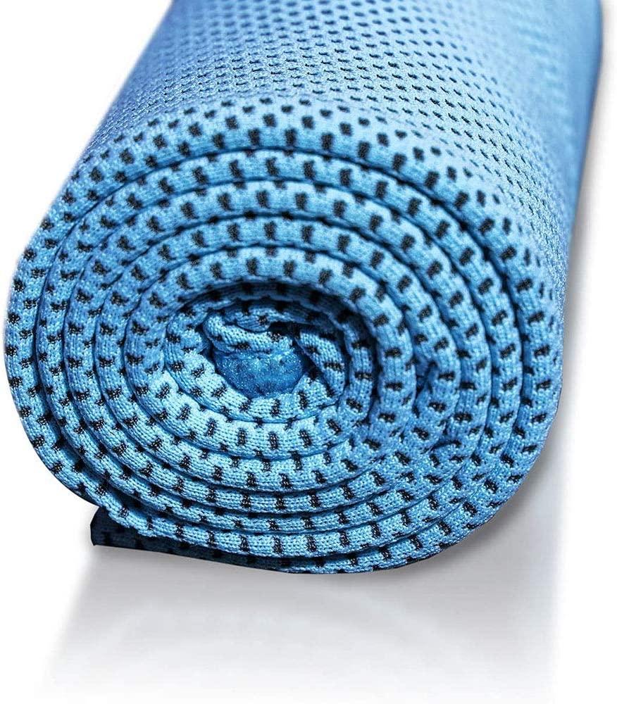 Khăn làm mát 2 mảnh, Khăn thể thao sợi nhỏ, Thấm hút, Nhanh khô, Mềm mại, dành cho Yoga Gym Du lịch Cắm trại Golf Bóng đá / Thể thao ngoài trời