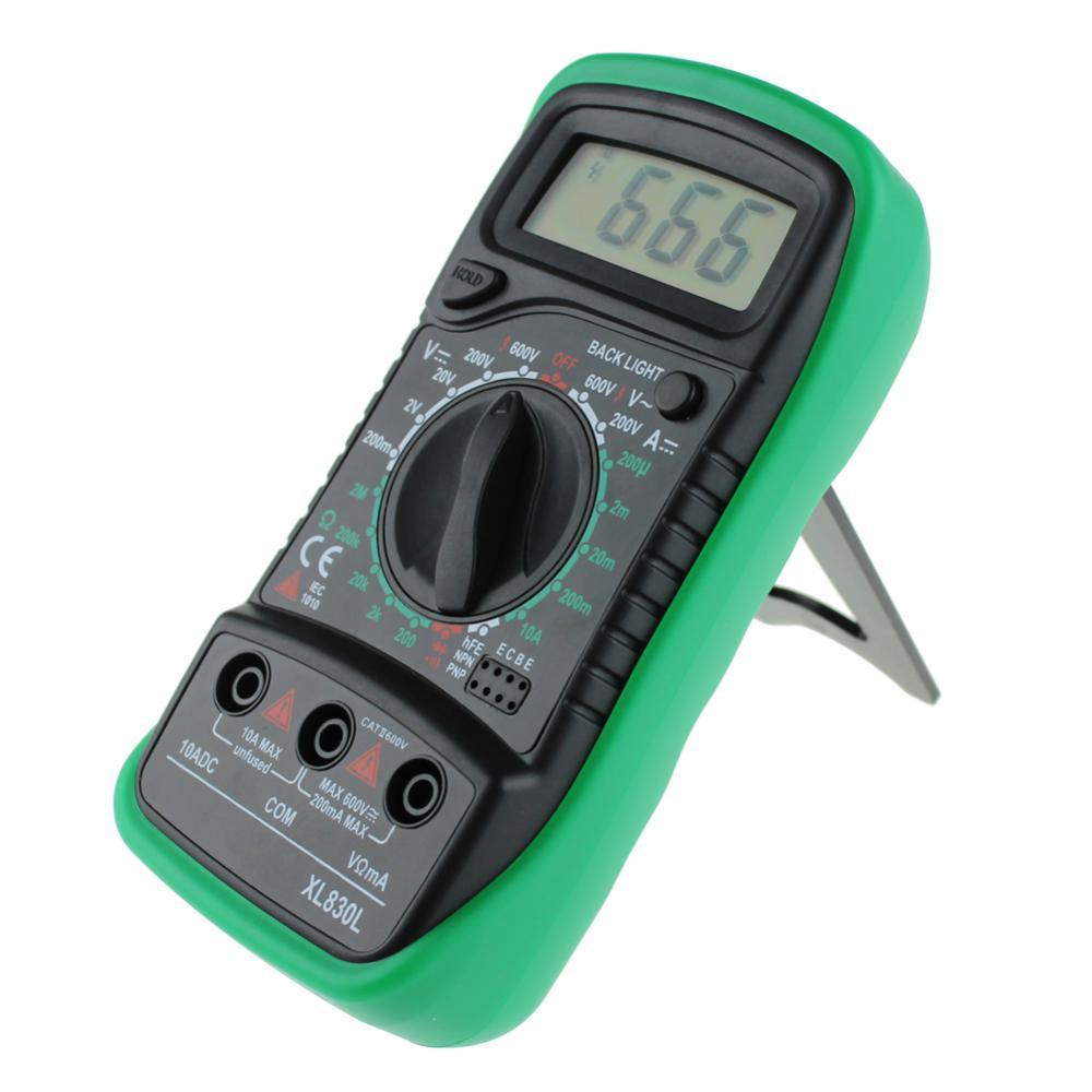 Digital LCD Multimeter Voltmeter Ammeter AC/DC/OHM Volt Tester Test Current