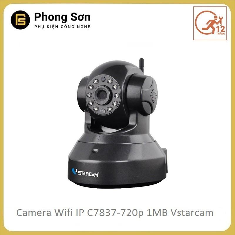 Camera wifi ip C7837 Vstarcam HD720 (màu đen+trắng