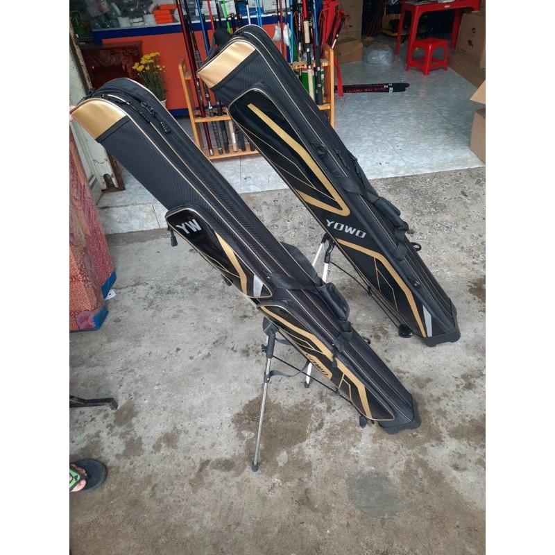 Bao đựng cần câu cứng 1m25 * 16x14 có chân chống túi siêu bền giá rẻ y hình